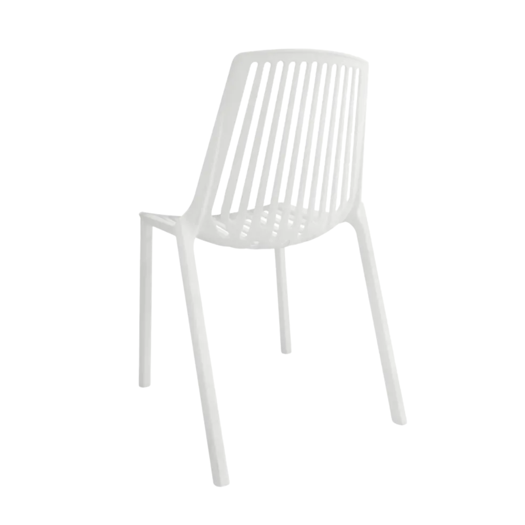 7.003 Silla Bamboo - Blanco - Imagen 2