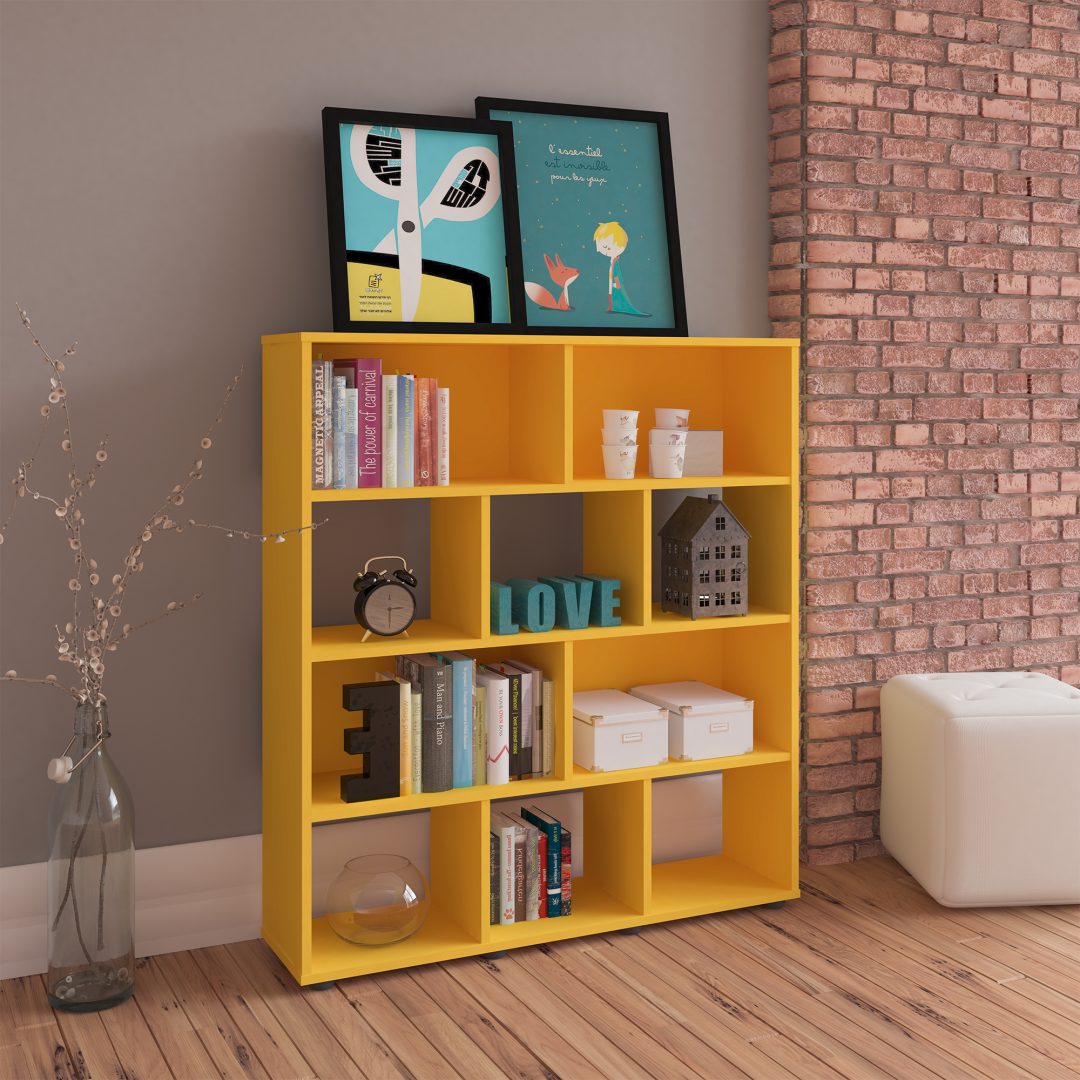 2.107 Biblioteca Book - Amarillo - Imagen 6