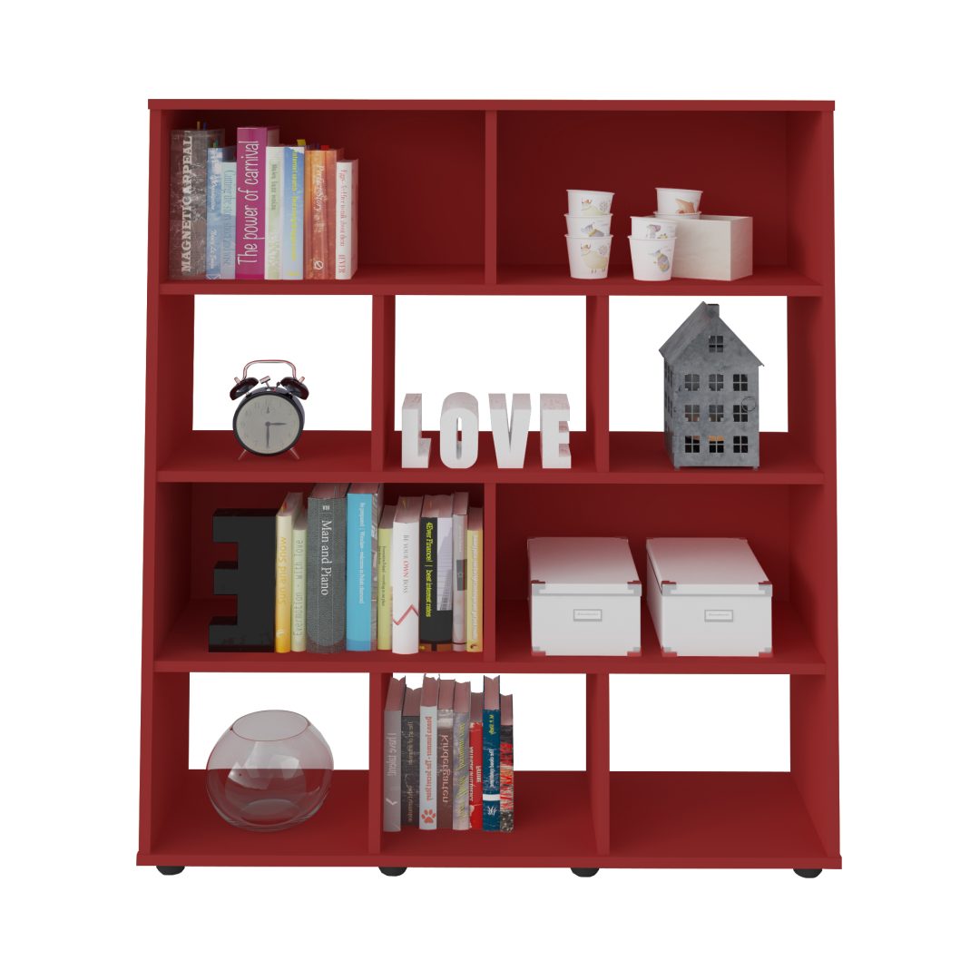 2.107 Biblioteca Book - Rojo - Imagen 2