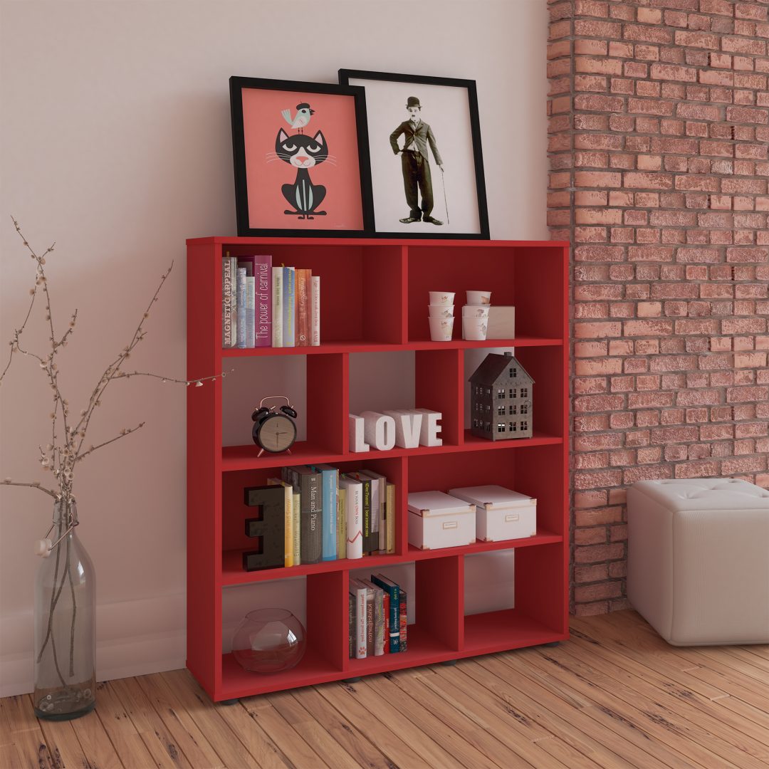 2.107 Biblioteca Book - Rojo - Imagen 6