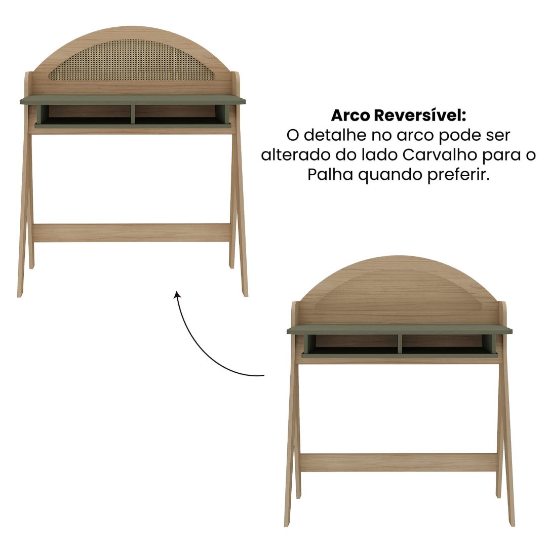 2.500 Escritorio Ceci - Roble - Menta - Imagen 4