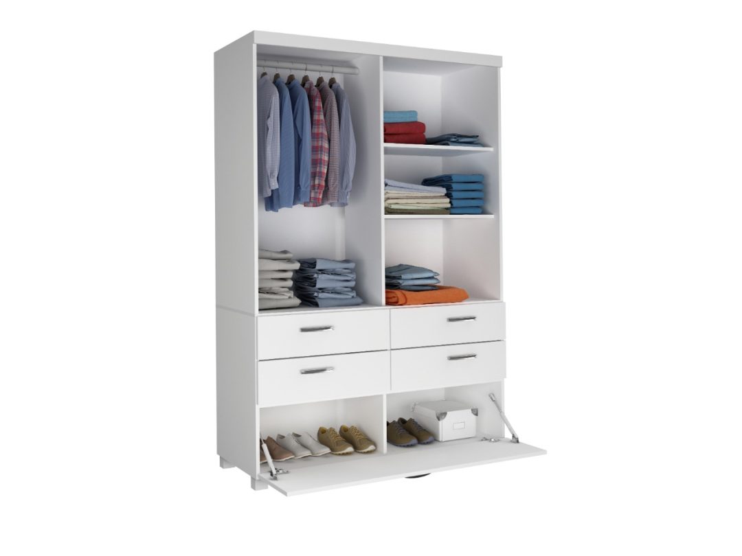 30.735 Placard Premium 1.40 x 2.10m. Puertas corredizas – Línea Con Patas – Kiev - Imagen 3