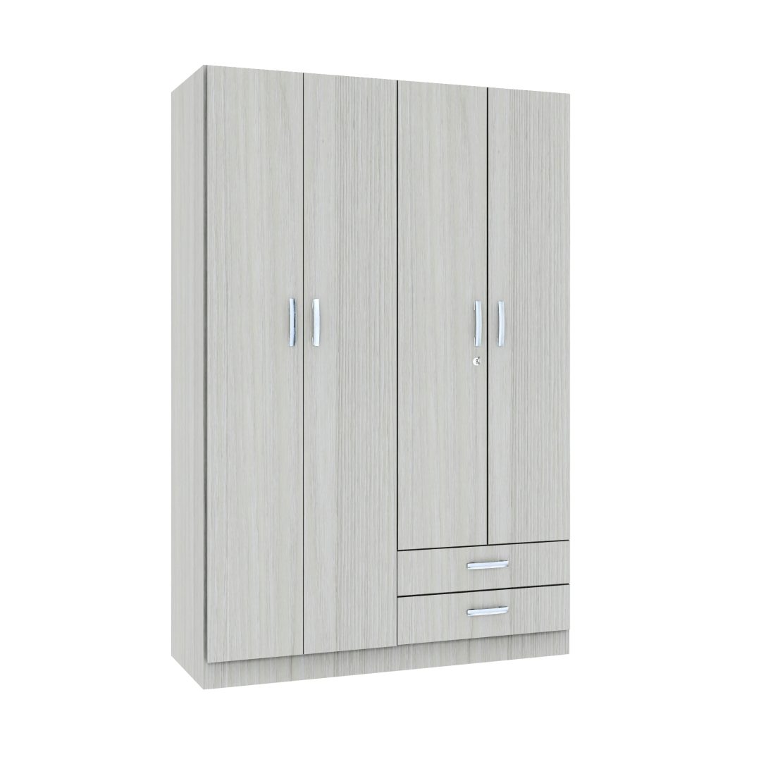 30.916 Placard 1.20 x 1.83m. Puertas de Abrir - Línea Standard - Gris
