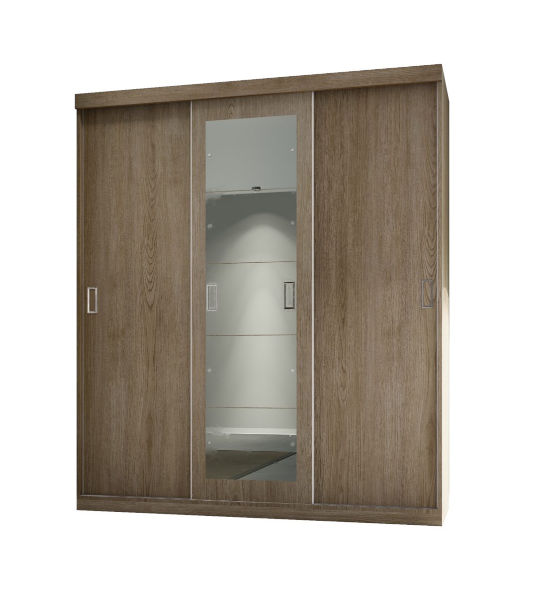 30.100 Placard 2.00 x 2.30m. Puertas corredizas - Línea Iluminate - Kiev