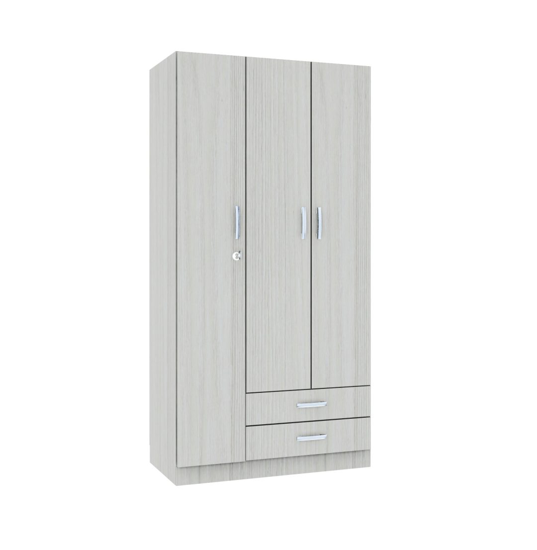 30.914 Placard 0.90 x 1.83m. Puertas de Abrir - Línea Standard - Gris