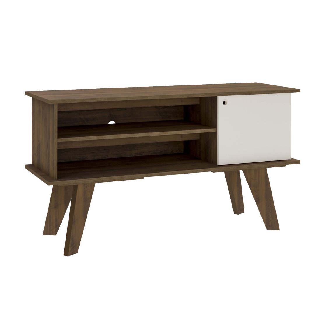 6.190 Mesa De TV Frank - Pino - Blanco - Imagen 3