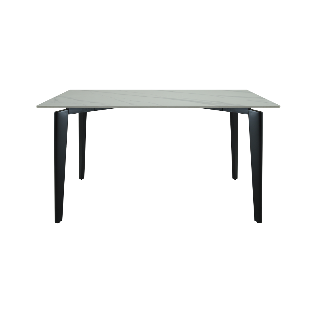 7.060 Mesa Rectangular Silestone 1.40 x 0.80 Base Metal - Mármol - Negro - Imagen 3