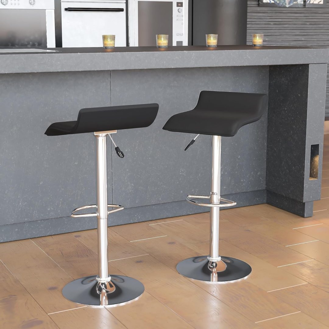 22.400 Banqueta Asiento Cuadrado - Negro - Imagen 4