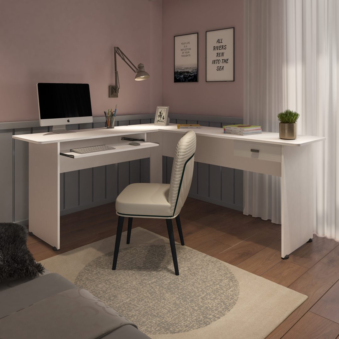 2.240 Escritorio Cannes - Blanco - Imagen 6