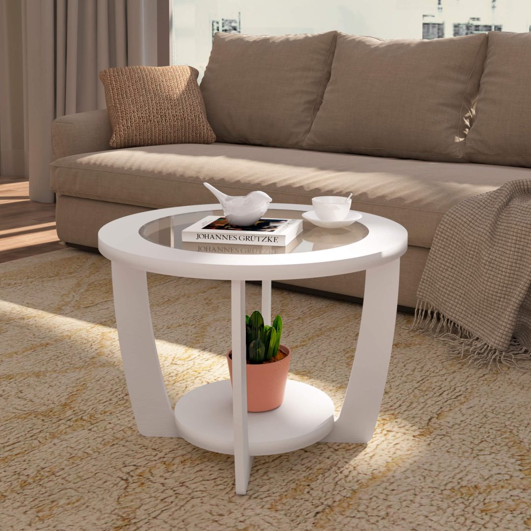 11.100 Mesa Centro Curve - Blanco - Imagen 4