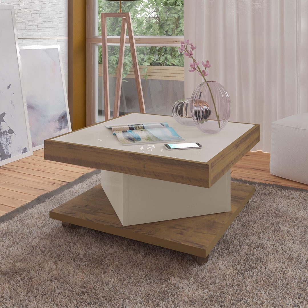 11.150 Mesa Centro Saara - Pino Off White - Imagen 4